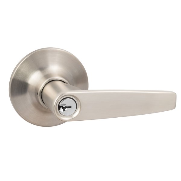 Sure-Loc Hardware Sure-Loc Hardware Cedar Push Button Storeroom Lever, Satin Nickel CD105-SL 15